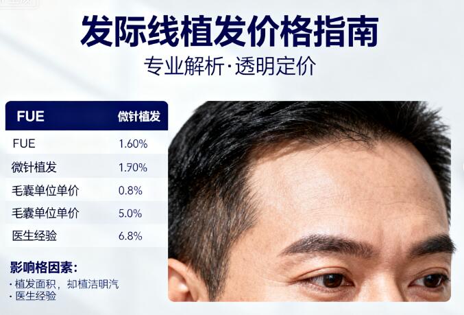 发际线植发价格大起底:万元起步的“颜值投资”值不值?