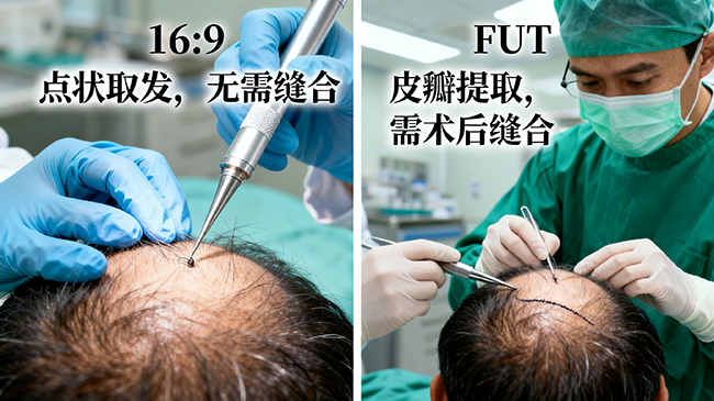 FUE与FUT植发手术时长全解析：4-8小时如何影响你的选择？
