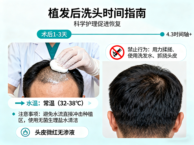 植发后多久洗头？科学护理头皮全攻略，2026年最新指南