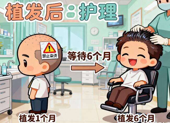 植发后多久能染发烫发？科学时间线与毛囊保护指南