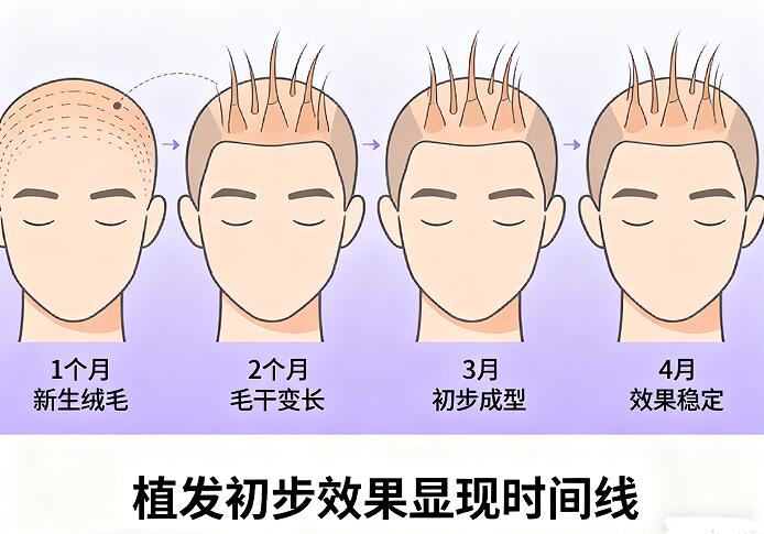 植发后多久见初步效果？术后护理加速秘籍大公开！