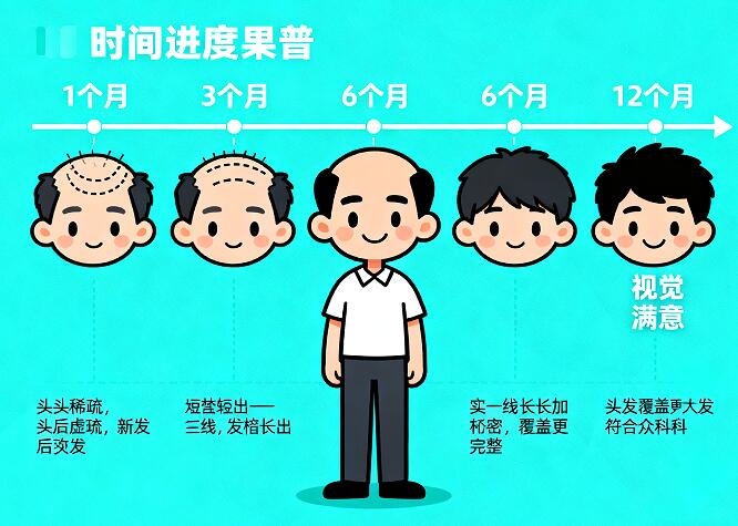 植发后多久效果达到视觉满意？揭秘关键阶段与加速技巧！