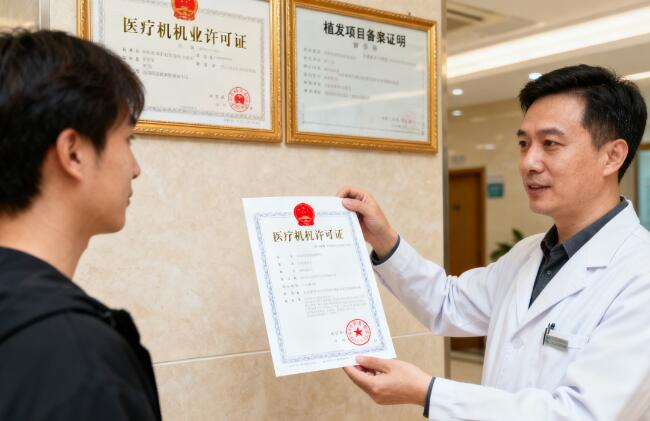 植发效果与机构资质深度关联，如何精准辨别正规机构？