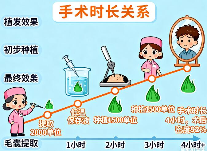 植发效果与手术时长有关吗?长时间手术影响恢复吗?