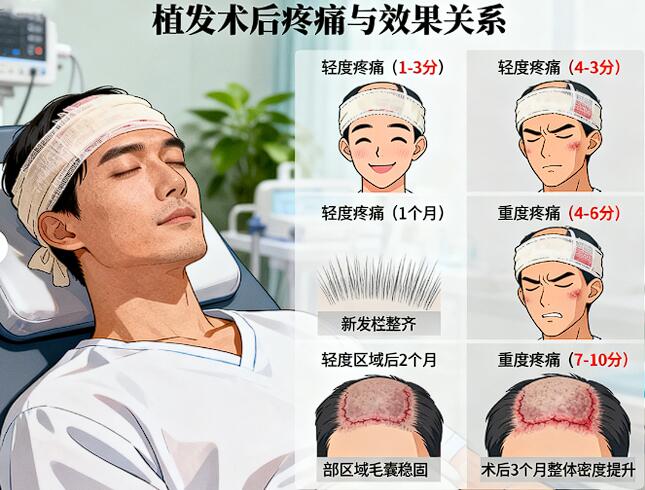 植发效果与术后疼痛感有关吗?如何缓解术后不适?