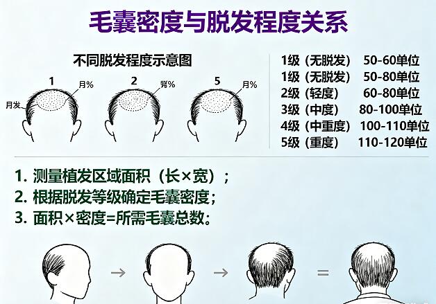 植发一平方厘米需要多少毛囊?科学解析密度选择与效果平衡