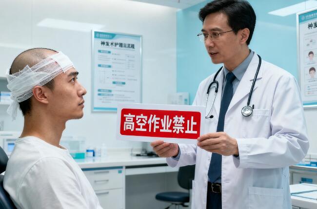 植发后多久能高空作业？安全风险如何科学评估？