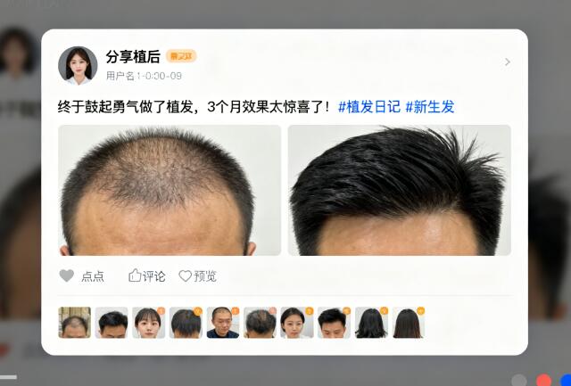植发后效果社群分享:经验宝藏还是信息陷阱?