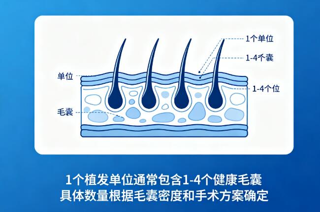 植发一个单位是多少个毛囊