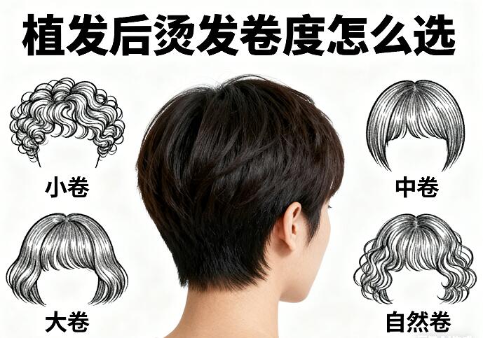 植发后烫发卷度怎么选?小卷真的更持久吗?答案来了!