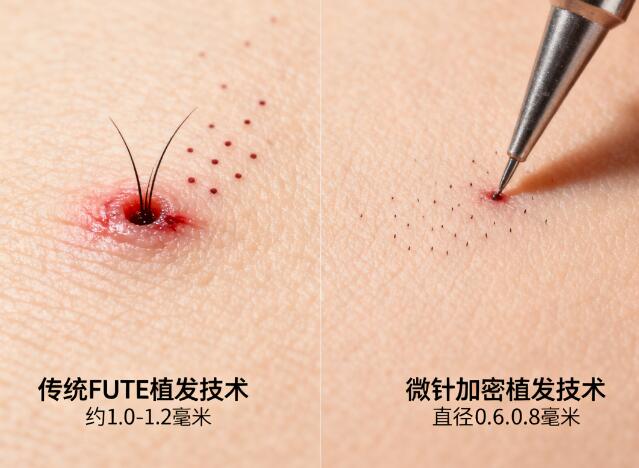 微针加密植发与传统FUE:高密度与自然美学的双重较量