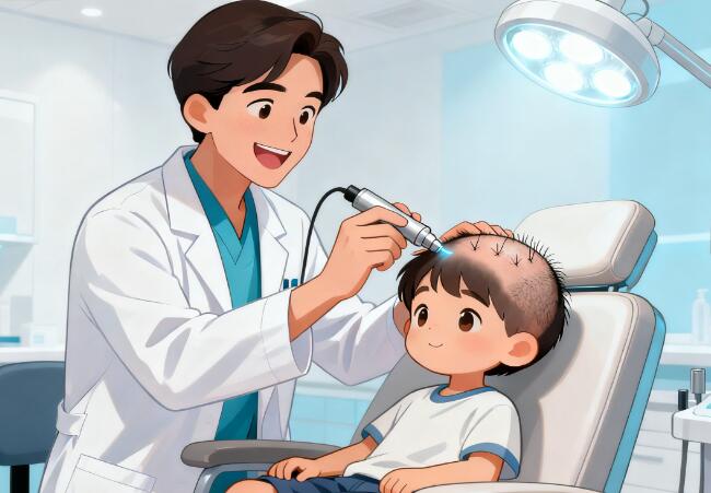 儿童疤痕植发安全技术推荐:精准评估与微创技术双保障