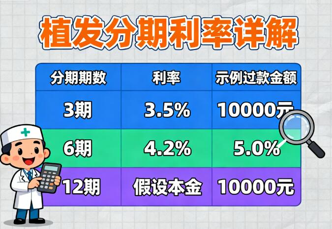 植发分期付费利率计算全攻略:从名义利率到实际成本的深度解析