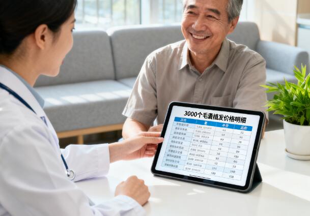3000个毛囊植发价格