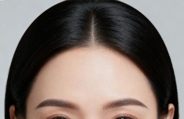 天生高额头美学发际线设计：三庭五眼+黄金比例，打造“头包脸”高级感