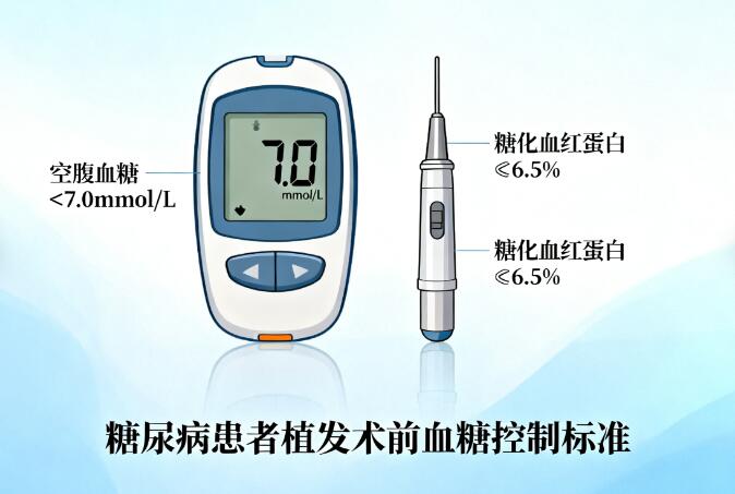 糖尿病患者植发血糖控制标准:稳糖才能稳毛囊!