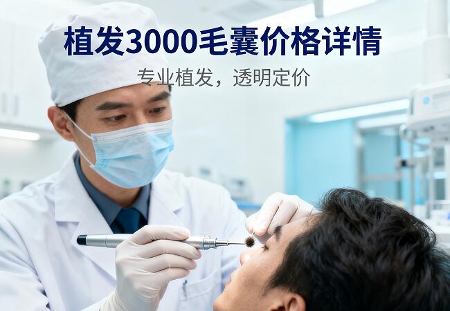 2026年植发3000个毛囊价格