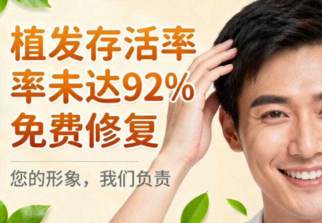植发存活率未达92%免费修复？真相与选择需看清！
