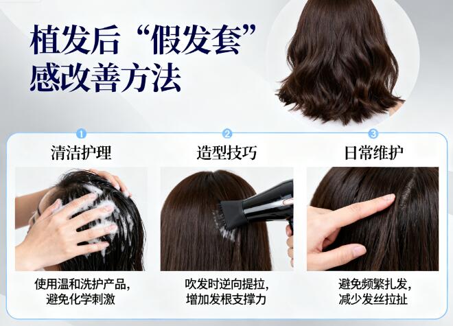 植发后“假发套”感？这些方法让你告别尴尬，自然到“以假乱真”！