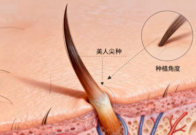 美人尖雕刻：单根毛囊种植角度，决定自然度的“黄金法则”