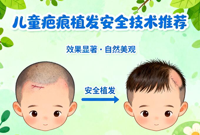 儿童疤痕植发安全技术推荐：FUE与毛囊预处理技术双管齐下