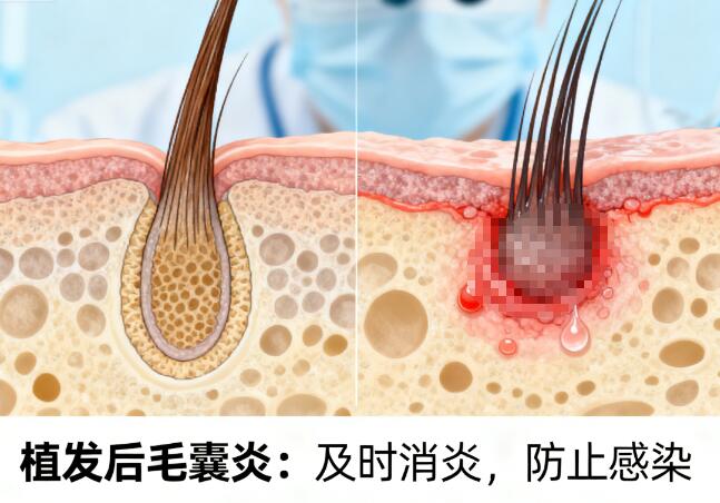植发后毛囊炎消炎处理：科学方案让你告别红肿噩梦