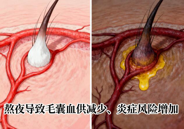 熬夜是植发后的“隐形杀手”？科学解析毛囊恢复的致命威胁