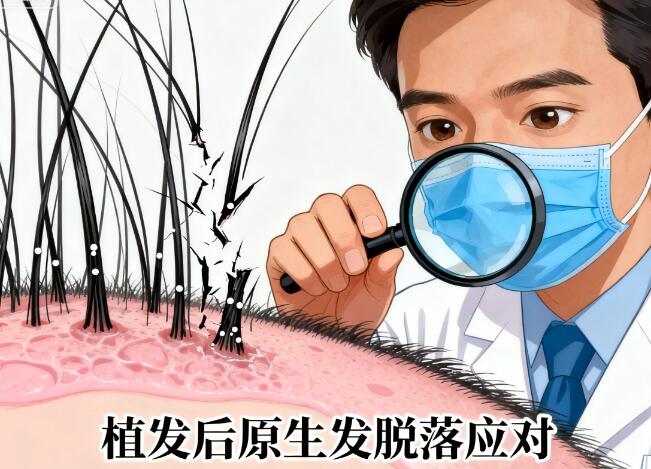植发后原生发“狂脱”别慌!科学应对方案助你守住发际线