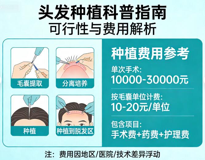 头发可以种吗?需要多少钱?
