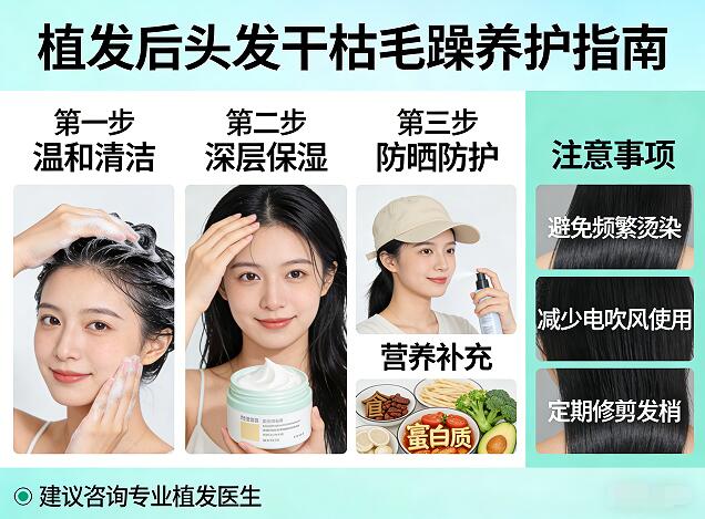 植发后头发干枯毛躁?这些养护秘籍让你重获柔顺秀发!