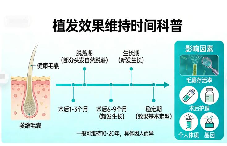 植发能维持多久不掉呢?