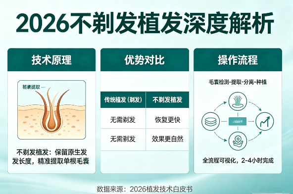 2026不剃发植发深度解析:价格标尺与精准人群画像
