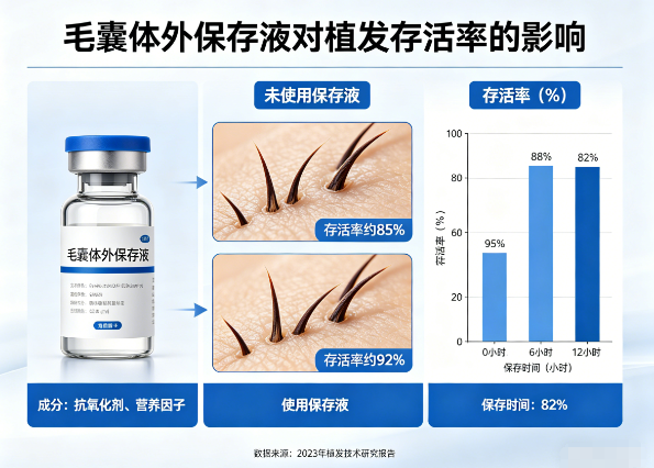 毛囊体外保存液真能提升植发存活率?揭秘技术真相与行业监管漏洞