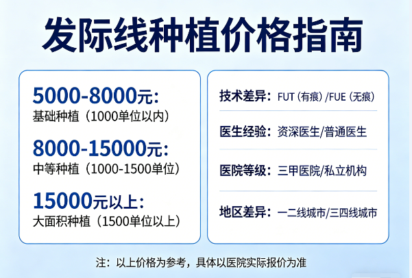 发际线种植多少钱？价格差异到底在哪里，避坑指南来了