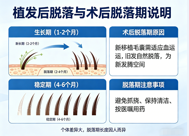 植发后会脱落吗?术后脱落期是怎么回事,该怎么应对