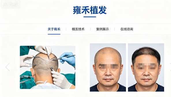 雍禾植发官方网站：2026年植发价格表+医生预约，一键查询