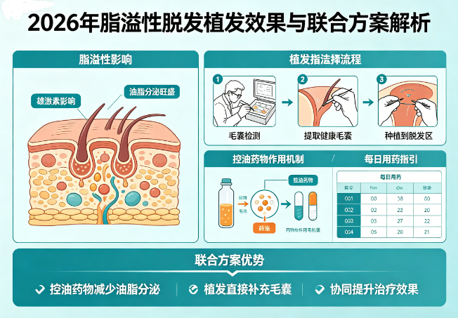 2026年脂溢性脱发植发效果好吗？控油药物+移植毛囊的联合方案
