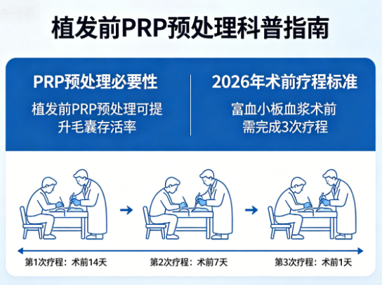 植发前需要做PRP预处理吗？2026年富血小板血浆的术前3次疗程