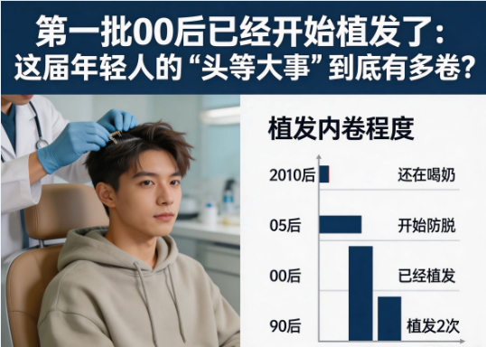 第一批00后已经开始植发了:这届年轻人的“头等大事”到底有多卷?