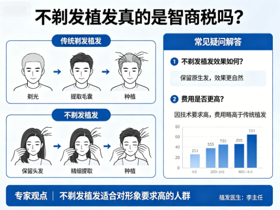 不剃发植发真的是智商税吗?花了双倍价钱的女孩子来说大实话