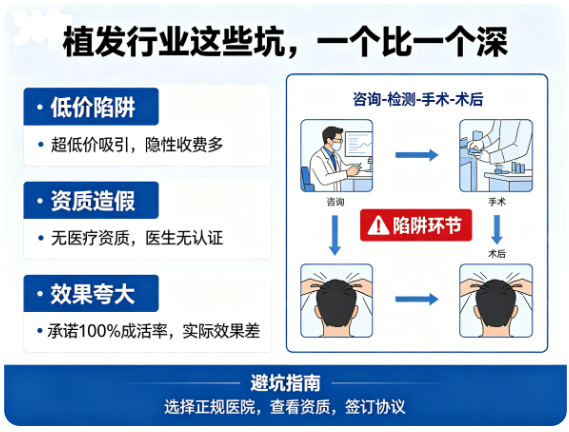 央视都曝光了:植发行业这些坑,一个比一个深