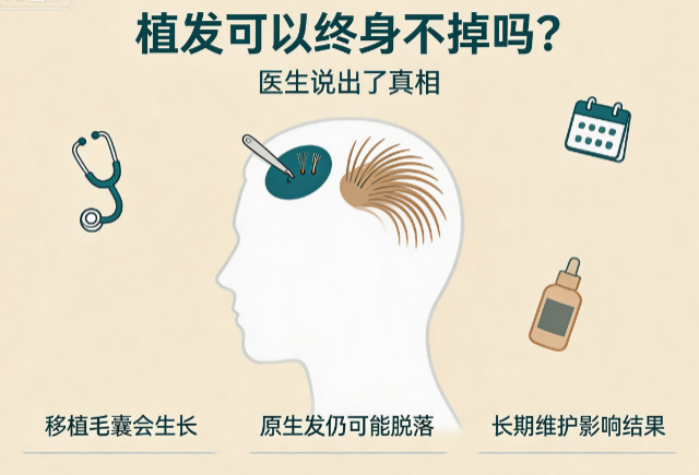 植发可以终身不掉吗？医生说出了真相